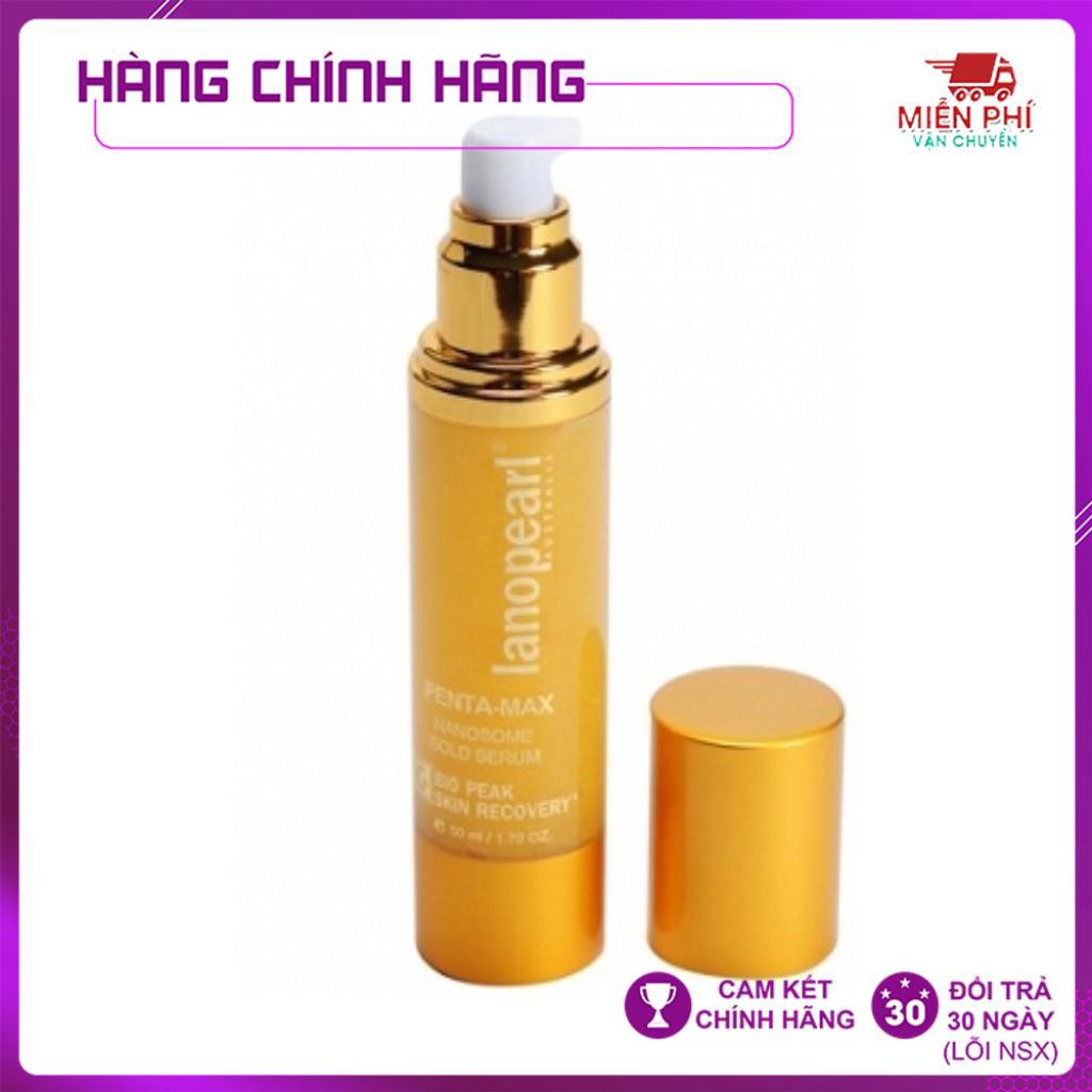 Serum chống nhăn Tinh chất vàng và Nhau thai cừu cho da nhờn - Lanopearl - 50ml - Úc