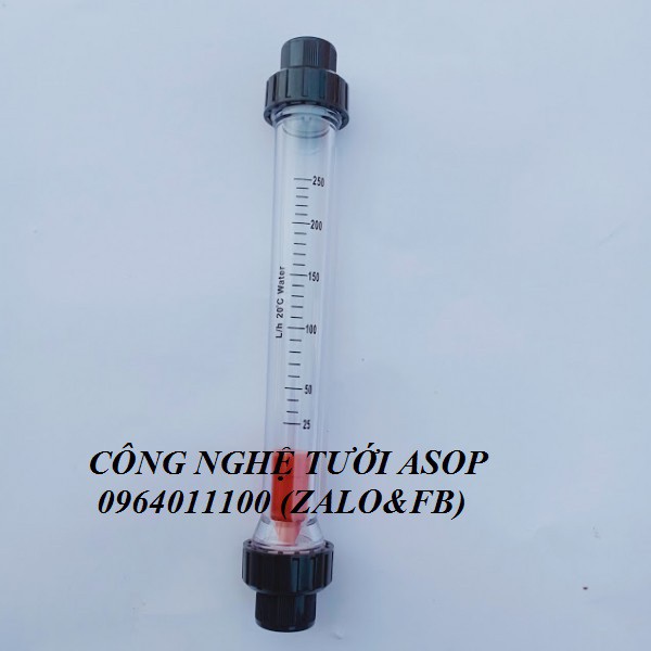 Lưu lượng kế 250lh - ren 21mm