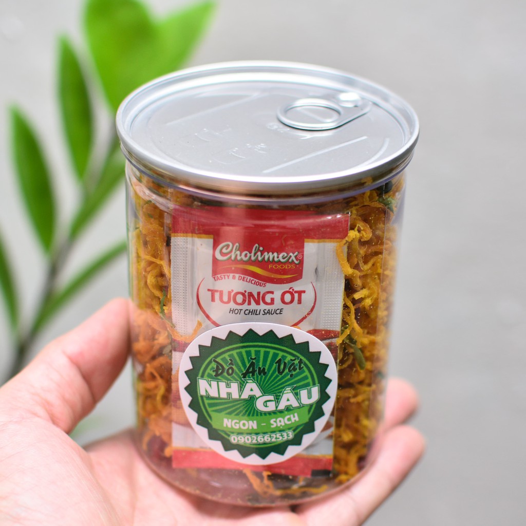 [Hủ 200g] Khô gà lá chanh loại ngon - Đồ ăn vặt Nhà Gấu | BigBuy360 - bigbuy360.vn