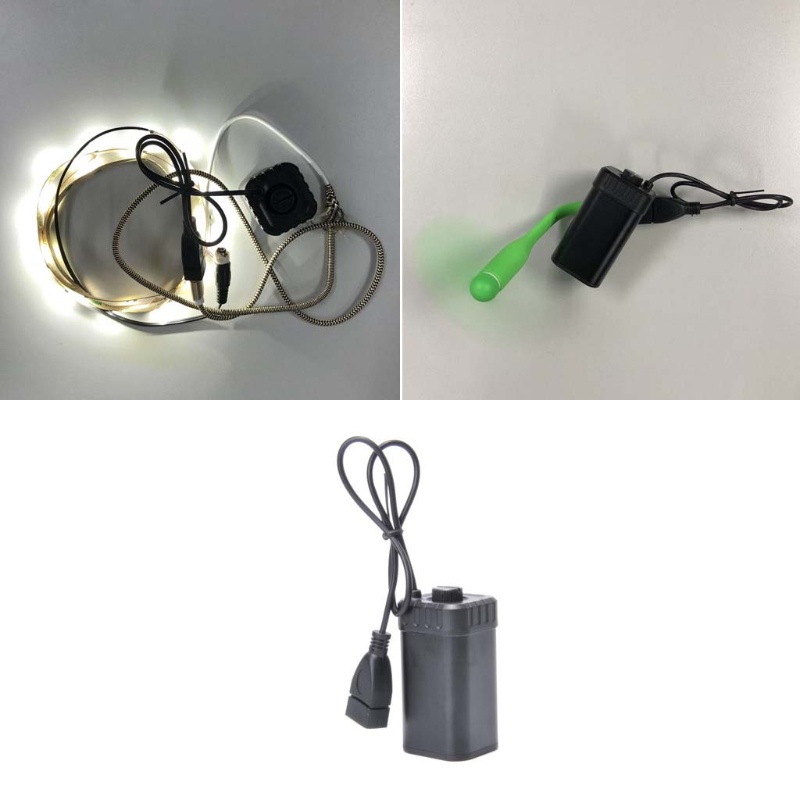 Vỏ Đựng Pin AA 4 Ngăn Có Thể Tháo Rời DIY
