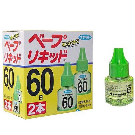 Tinh dầu muỗi Nhật Bản 60 ngày (hộp 2 lọ)
