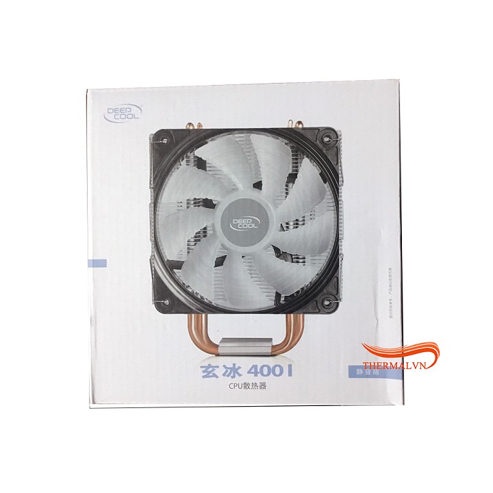 Quạt tản nhiệt cpu DeepCool GAMMAXX 400S INTEL - Led xanh, hiệu năng giảm nhiệt cực tốt