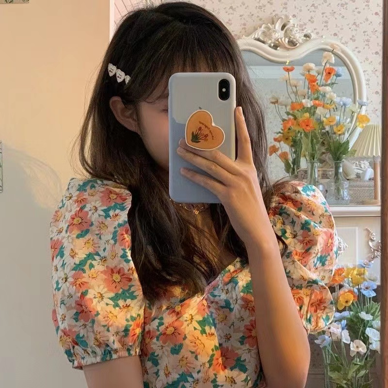 Đầm Hoa Phong Cách Hàn Quốc Ngọt Ngào Mùa Hè Mới