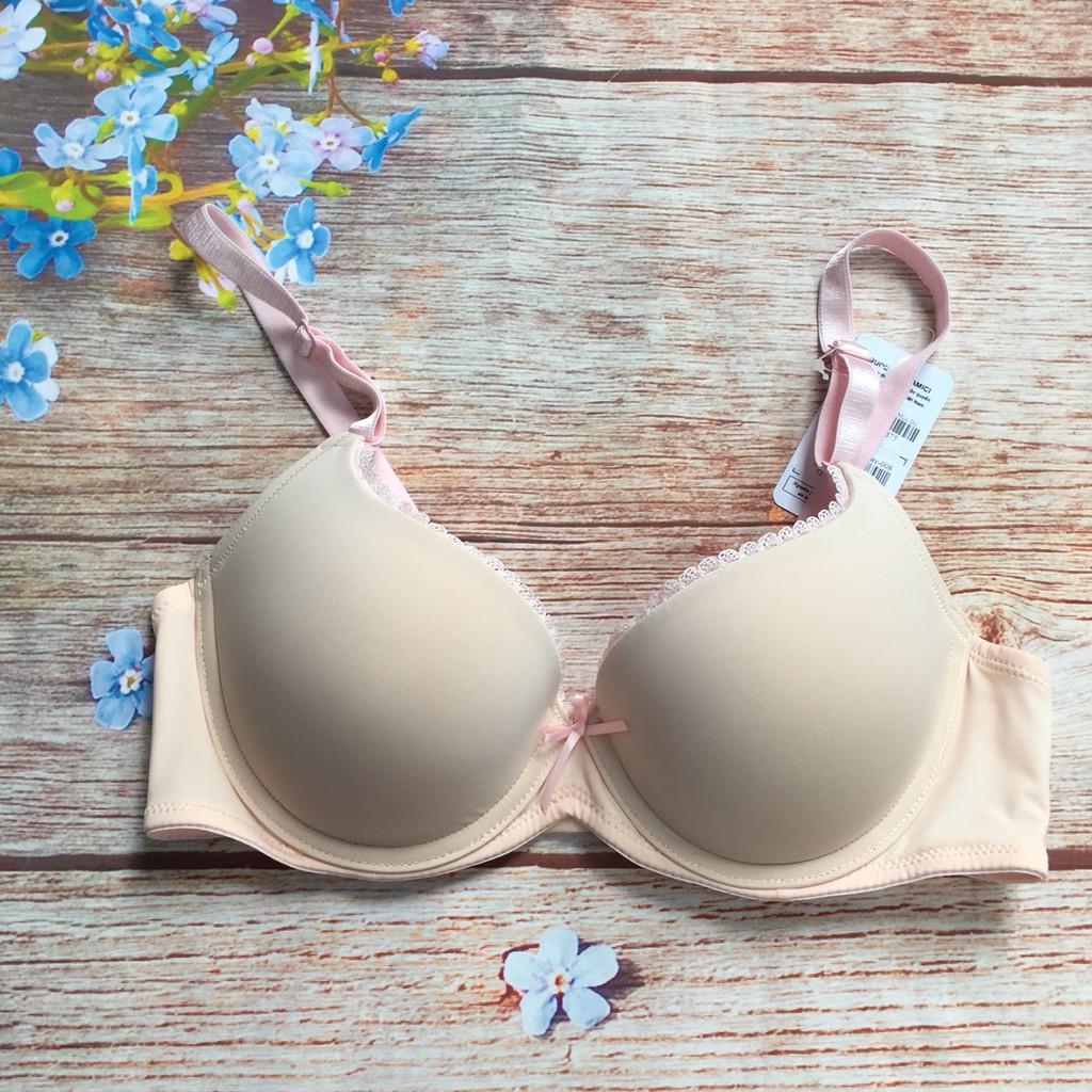 ÁO LÓT HUG Trơn viền ren - ALN09