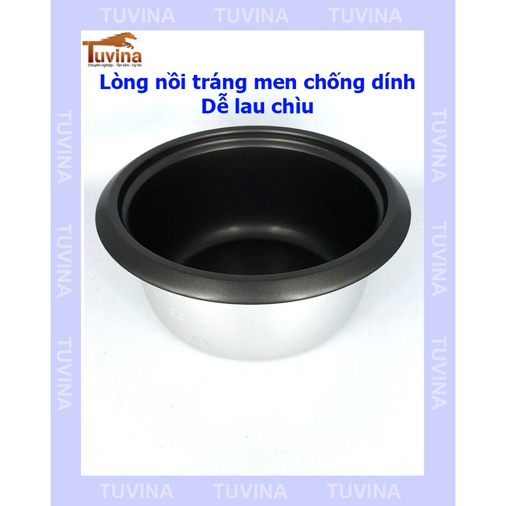 Nồi Cơm Điện Nắp Rời Bigsun 1.2 Lít BR-12CL - Chống Dính - Hàng Chính Hãng (Bảo Hành 12 Tháng)