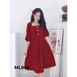 Đầm cổ vuông bigsize 55-90ký (ML944)