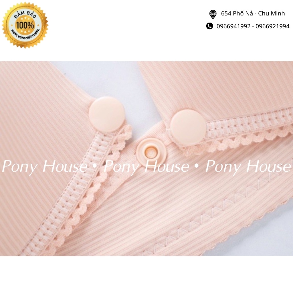 Áo Lót Bầu Và Cho Con Bú Lụa Tăm - Áo Ngực Cho Bé Bú không gọng nâng ngực Size 38-40-42