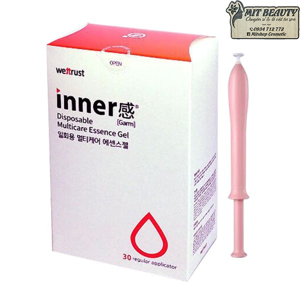 [Hộp 30 ống] Dung dịch vệ sinh vùng kín đa năng Inner Gel Wettrust Hàn Quốc