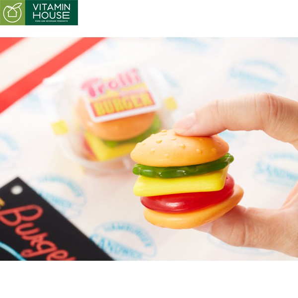 Kẻo dẻo Trolli hamburger mini 10g