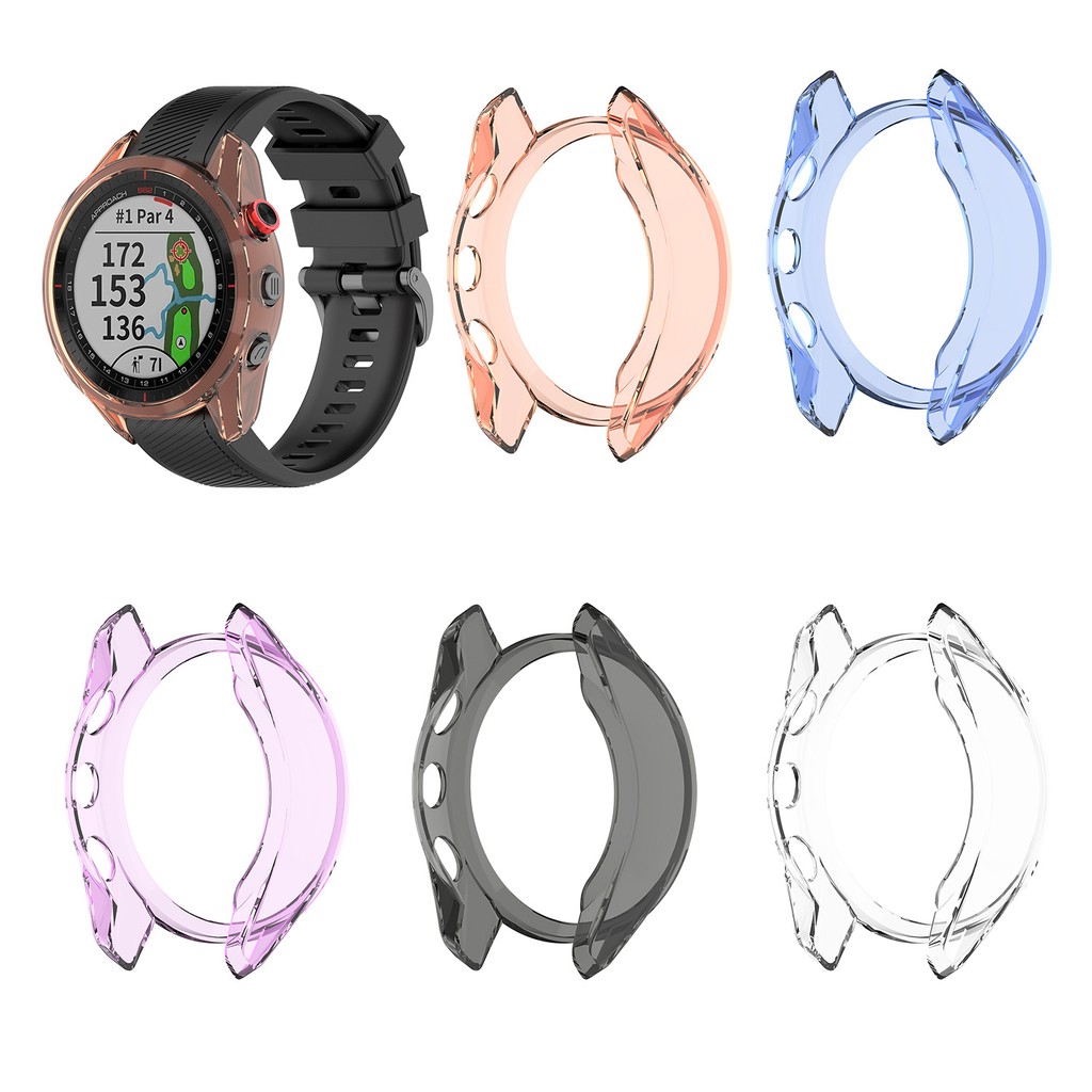 Ốp Lưng Tương Thích Với Garmin Approach S62 Ốp Lưng, TPU Mềm Chống Va Đập Trong Suốt Bảo Vệ Tiếp Cận