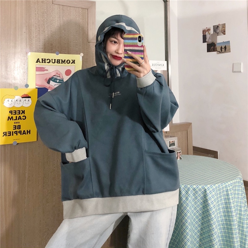 [Tạm ngưng Order] Áo hoodie ulzzang form rộng hai túi ngang phong cách Hàn Quốc | BigBuy360 - bigbuy360.vn