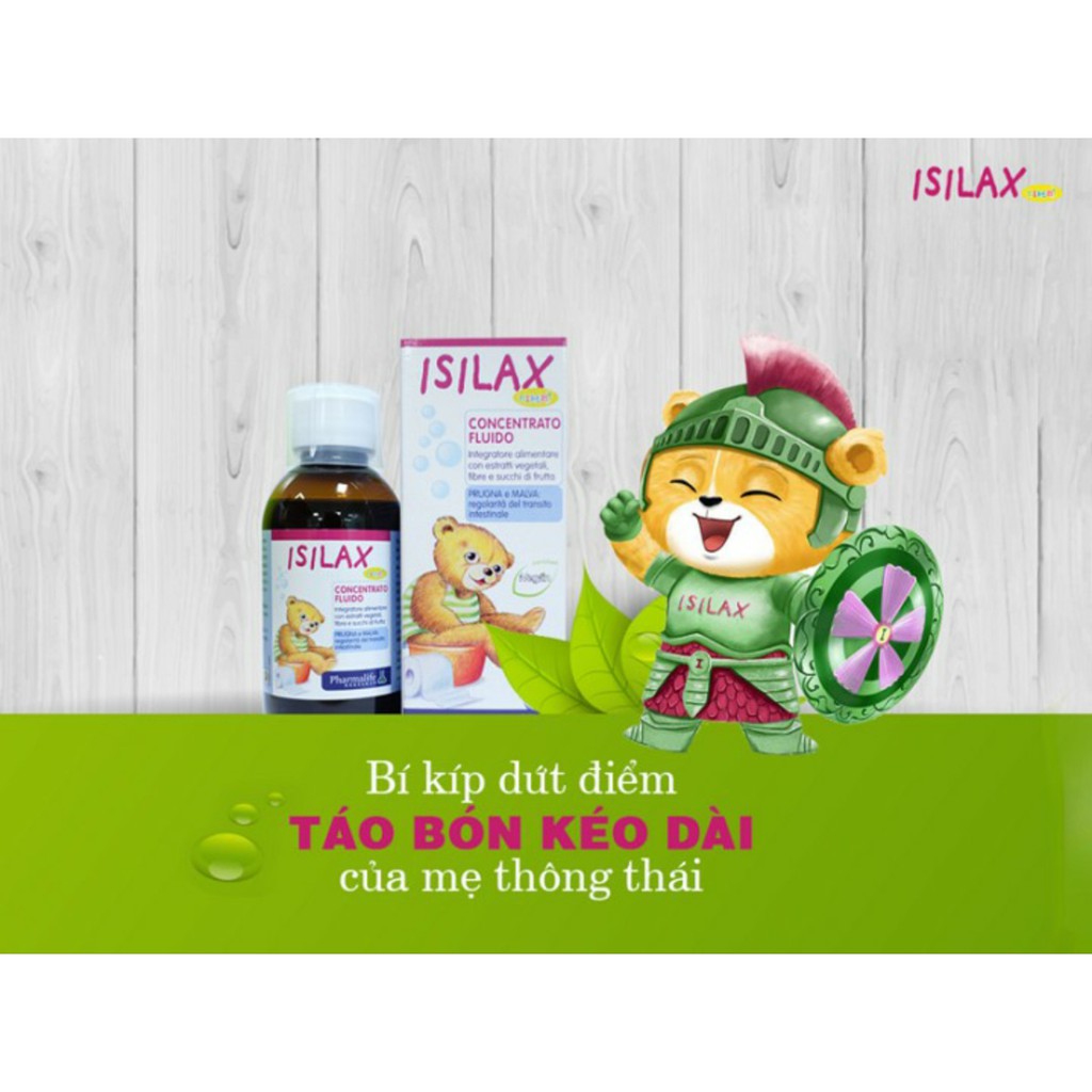 Isilax Bimbi - Giảm táo bón cho trẻ, nhập khẩu từ Ý (Chai 200ml)