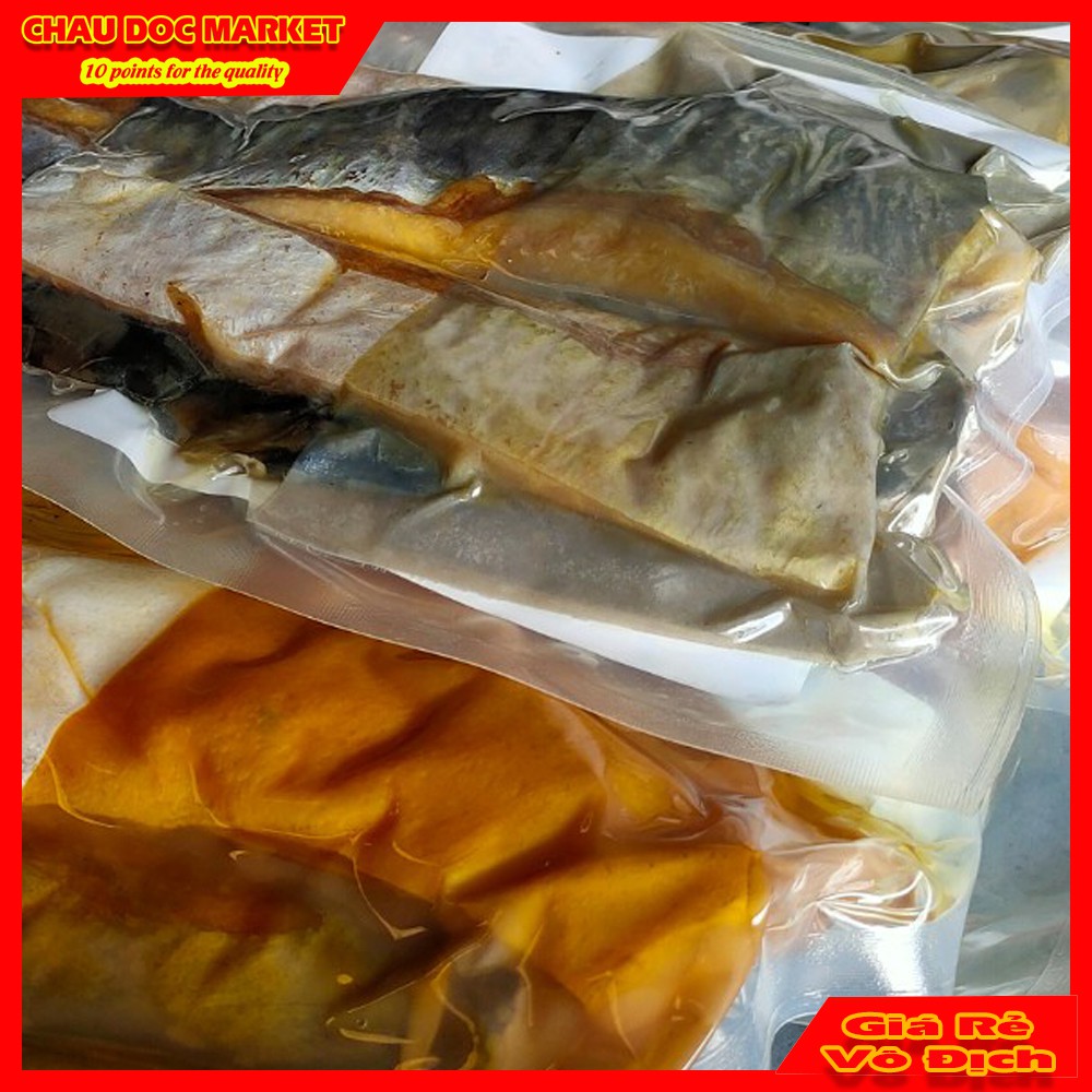 Khô Cá Tra Phồng 2 Nắng Châu Đốc 500gr Hiệu Trương Hải Ướp Vừa Ăn.