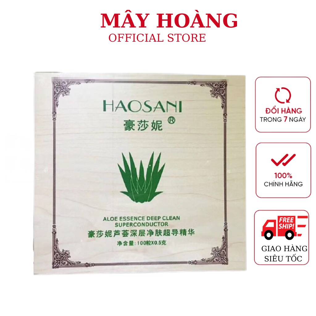 Hộp viên hút chì thải Độc tố Haosani chính hãng( hộp 100 viên)