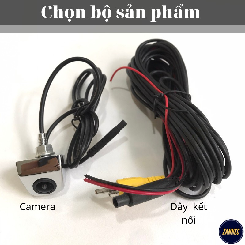 Camera lùi AHD mạ chrome thế hệ mới, thấu kính thủy tinh trong suốt, hình ảnh sắc nét,camera lùi quay đêm sắc nét,ZANNEC