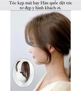 Tóc mái giả layer🥰FREESHIP😍 sợi tóc tơ