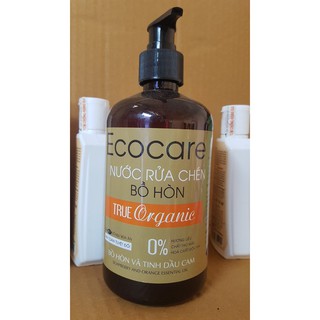 Nước rửa chén hữu cơ tinh dầu Cam và Bồ hòn được sản xuất bởi công ty Ecocare Việt Nam