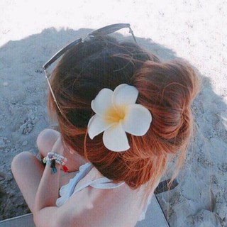 Kẹp tóc hoa sứ hoa đại