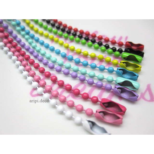 Dây bi làm phụ kiện đủ màu 8mm và 12 mm N15/ Nguyên liệu làm handmade