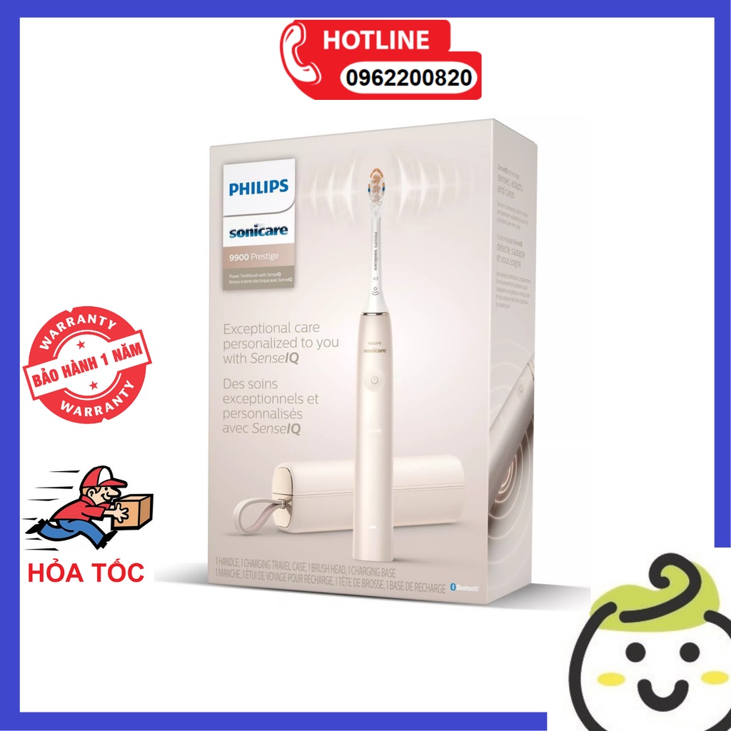 Cao cấp bàn chải điện philips sonicare 9900 prestige hàng mỹ - ảnh sản phẩm 1