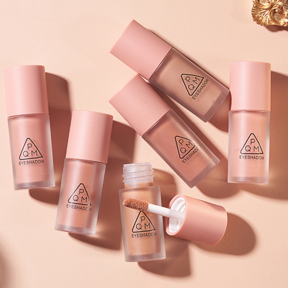 Chứng Khoán sẵn sàng bóng mắt Dạng Lỏng Pachiman Matte Nhung Kem Mịn Đỏ Mặt Chất Lỏng Eyeshadow Khỏa Thân Trà Sữa Blush COD