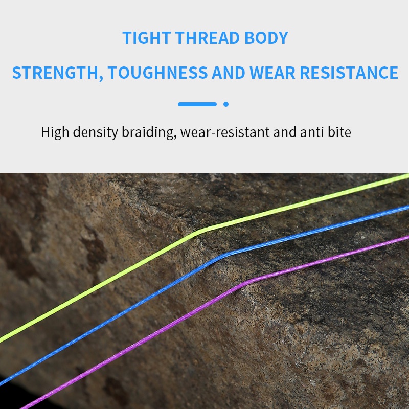 Bingolife Dây Câu Cá Bện PE Luya Nhật Bản 100m Chuyên Dụng