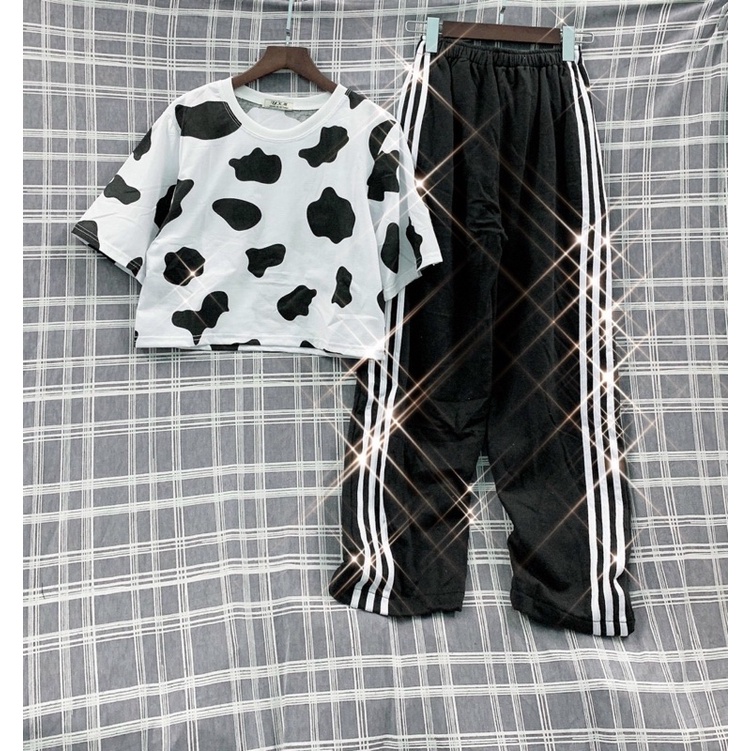 🆙🆙UPDATE NEW ITEMS🆙🆙🆙 〰️〰️〰️〰️〰️♻️♻️♻️〰️〰️〰️〰️〰️ 🇻🇳 Set thun croptop phối quần unisex 💰SỈ 85k ✔️Freesize