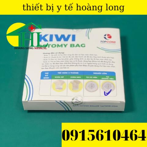 (đại lý)Combo 30 Túi hậu môn nhân tạo Kiwi