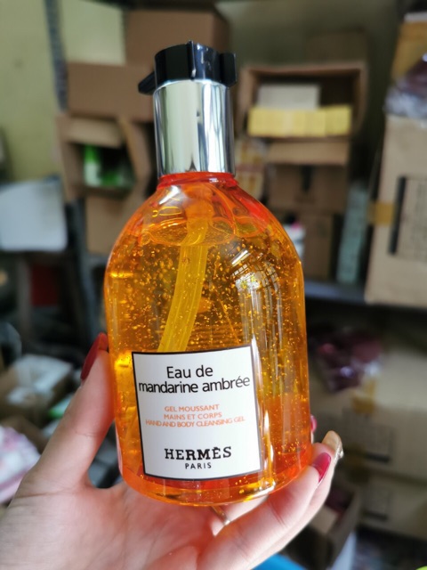 Sữa Tắm Hương nước hoa Pháp Hermes Eau de Mandarine Ambree