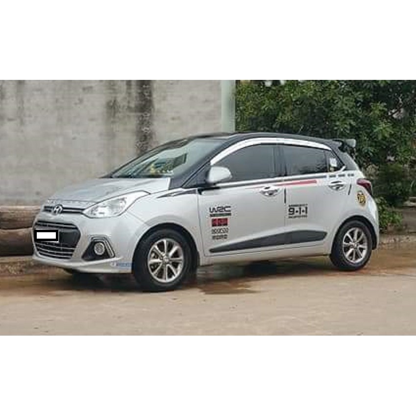 Tem Dán Thân xe oto WRC 911 Đen - đỏ siêu hot