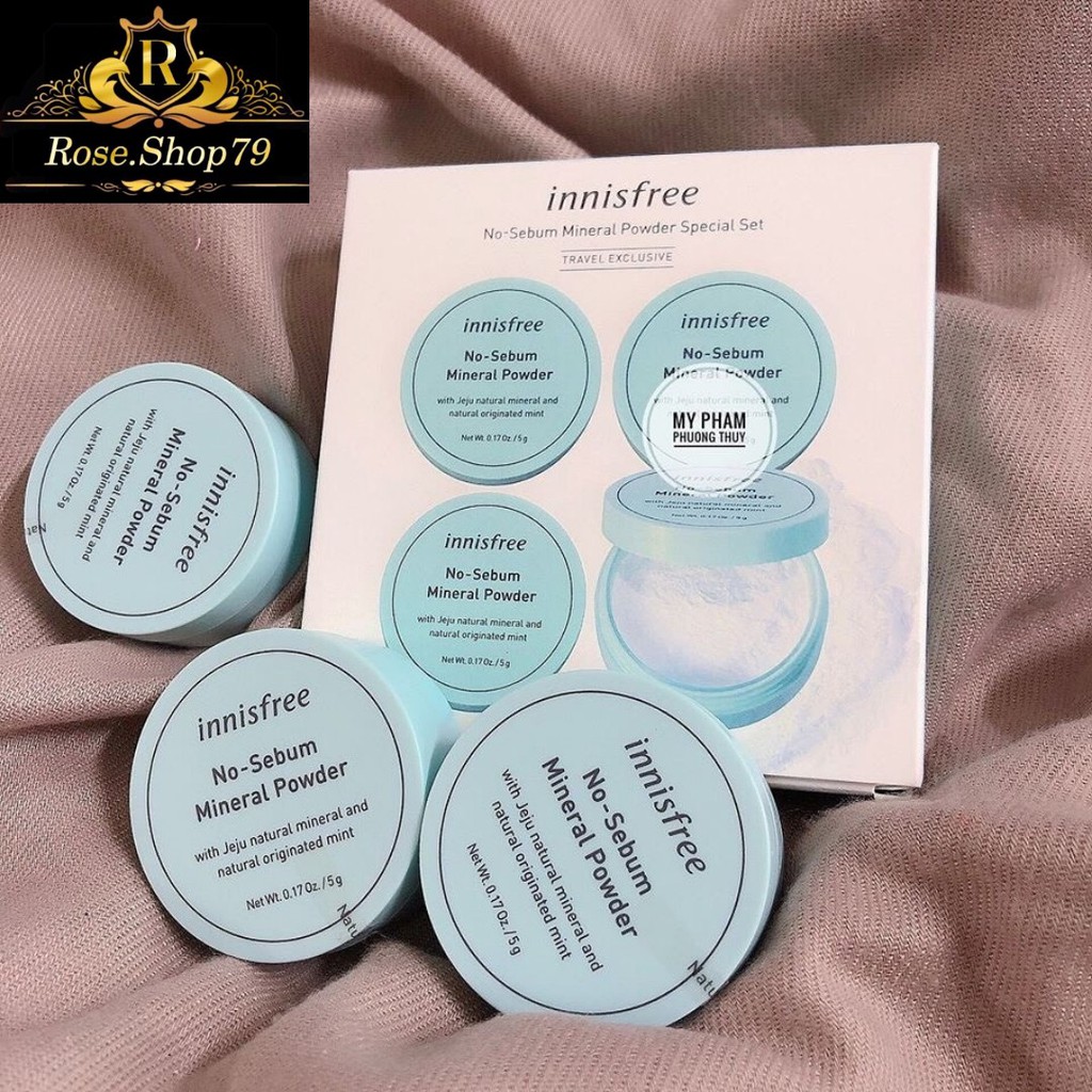 Phấn bột kiềm dầu Innisfree No Sebum Mineral Powder