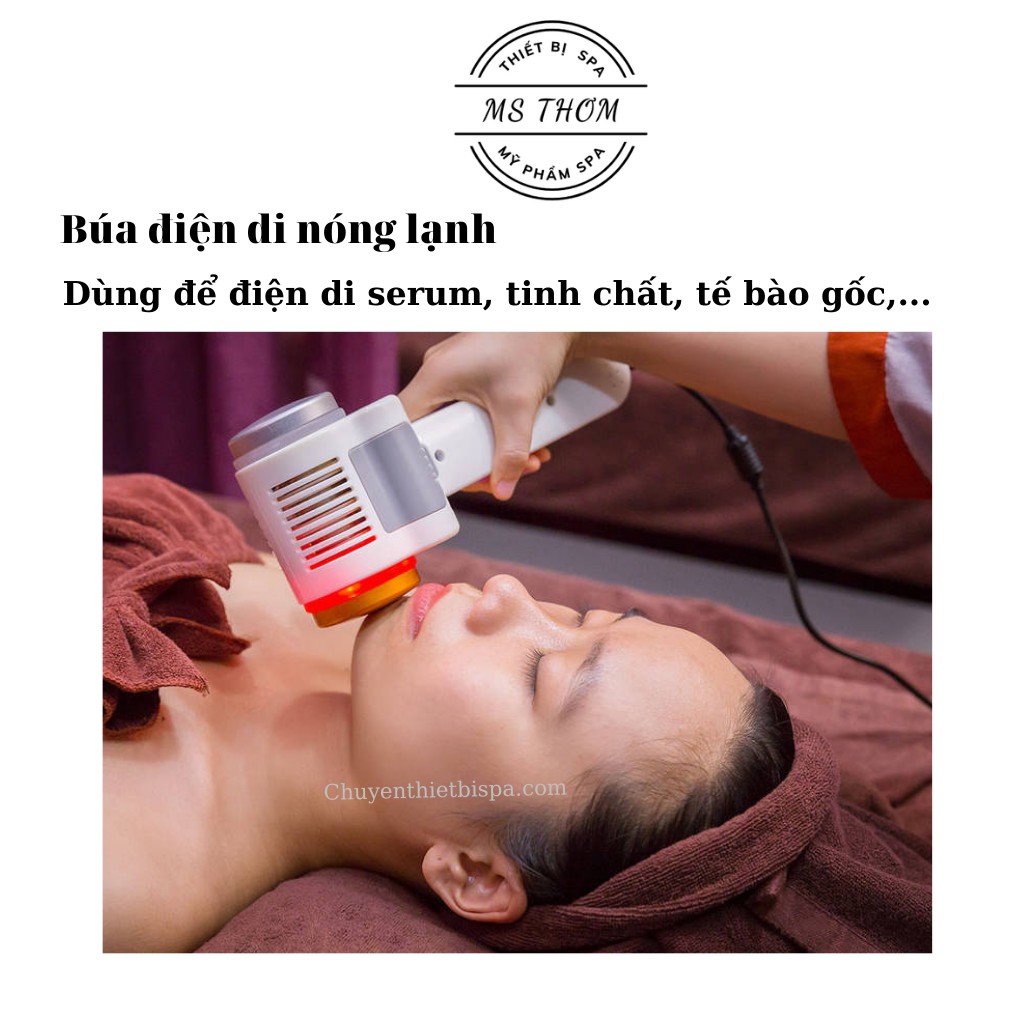 Búa nóng lạnh cao cấp loại 1 điện di serum tinh chất - Bảo hành chính hãng 12 tháng