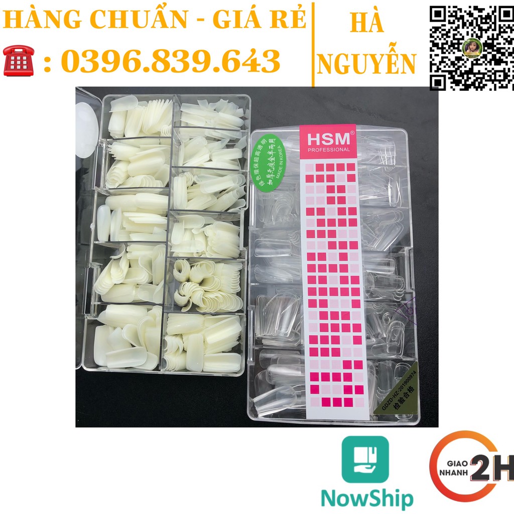 [ HÀNG CHÍNH HÃNG ] MÓNG ÚP HSM PHOM VUÔNG 500 MÓNG, PHOM CHUẨN ĐẸP KHÔNG CẦN DŨA