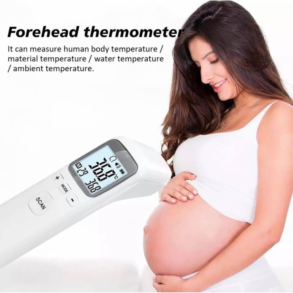 Máy đo thân nhiệt hồng ngoại điện tử, nhiệt kế hồng ngoại từ xa THERMOMETER T1502 - HÀNG CÓ SẴN