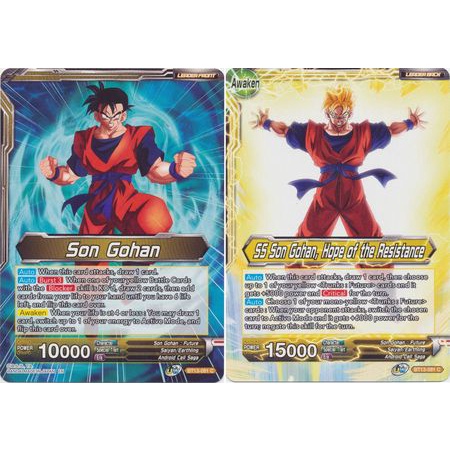 Thẻ bài Dragonball - TCG - SS Son Gohan, Hope of the Resistance / BT13-091'