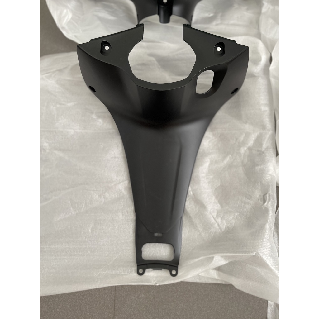 nắp trước nắp sau ốp khóa mặt nạ xe future led 125 đen nhám hàng chính hãng