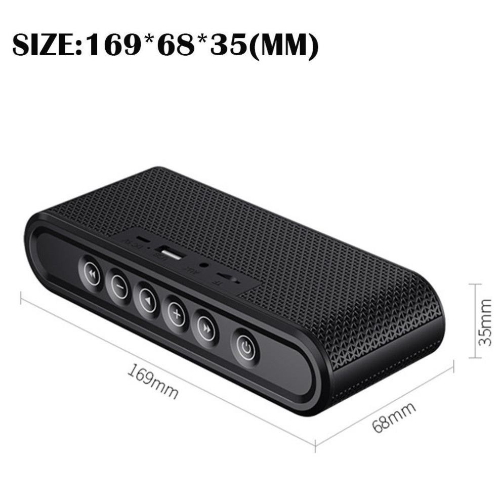 Freeship 50k Loa bluetooth manovo x6 nút bấm cảm ứng, siêu bass vỏ nhôm nguyên khối công suất 6W thời gian sử dụng 8H