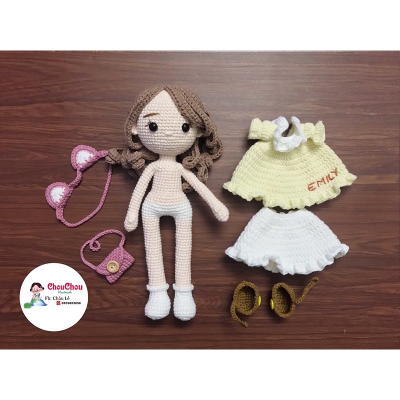 Búp bê len nhồi bông handmade - Búp bê MIA