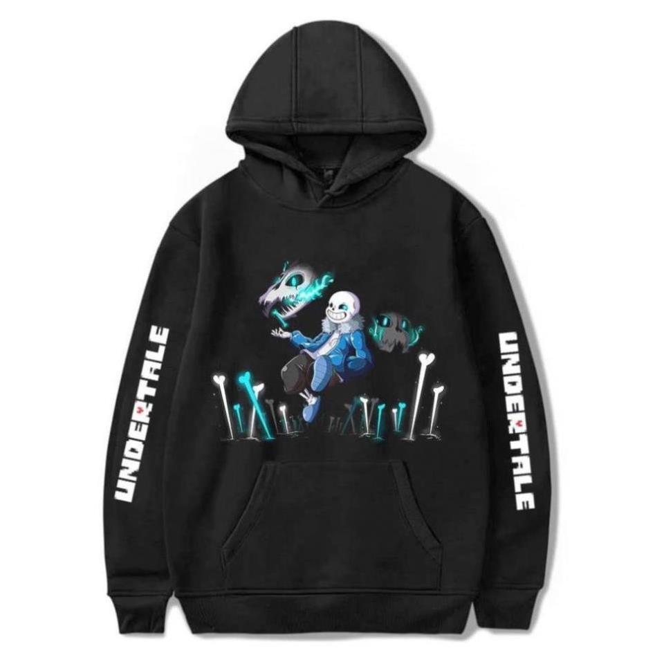 HOT- BST Áo Hoodie bé Sans - mẫu áo Undertale cực chất