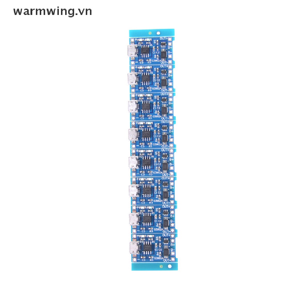 Set 2 / 5 / 10 Mô Đun Sạc Pin Lithium 5V Micro USB 1A 18650 Chuyên Dụng
