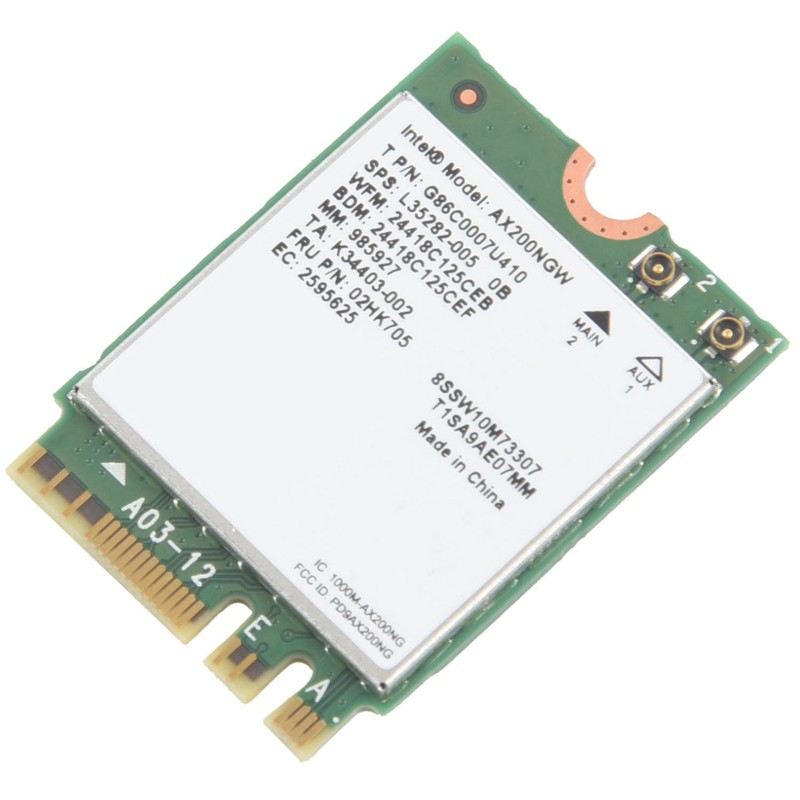 INTEL Card Wifi Không Dây Ax200Ngw 2.4gbps 802.11ax Ax200 Cho Windows 10