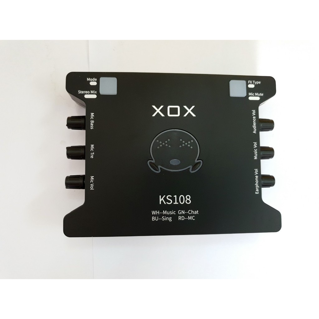 Sound Card thu âm XOX KS108- Bảo hành 12 tháng