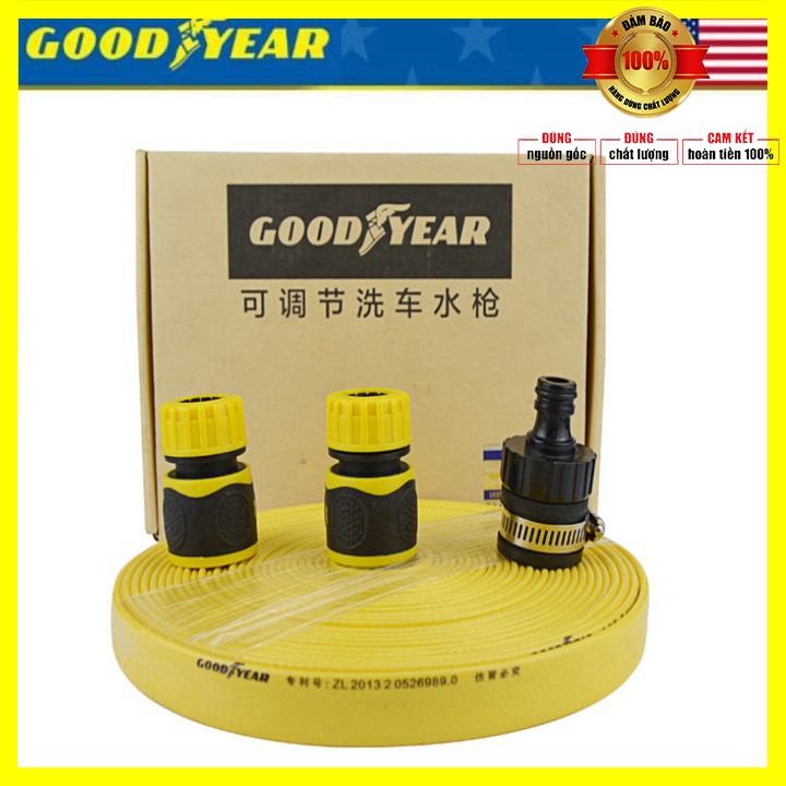 Súng xịt rửa xe ô tô thương hiệu cao cấp Goodyear GY-2858 3 chế độ tia thông minh