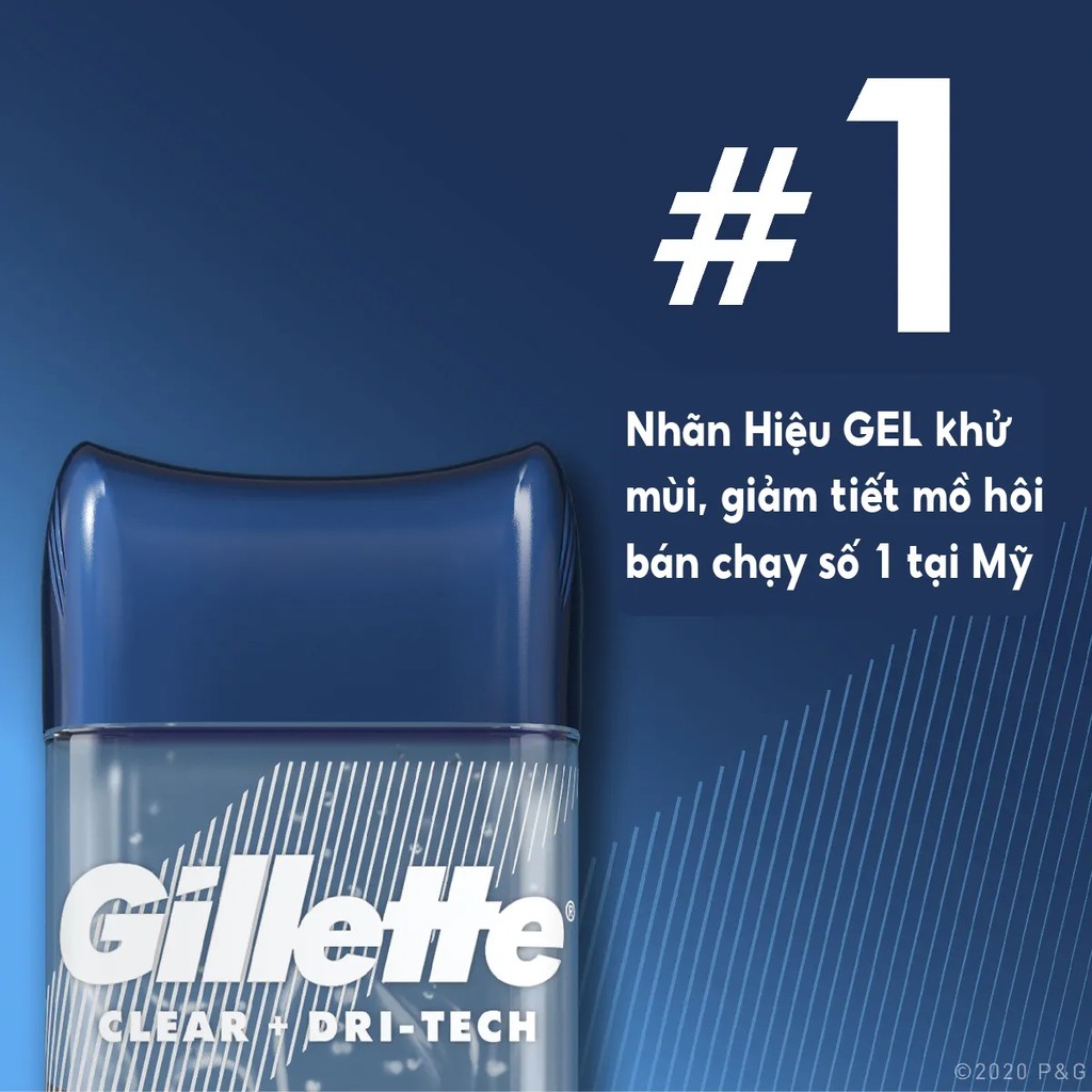 [HC GIFT] Gel khử mùi nam Gillette hương Sport Active 107g