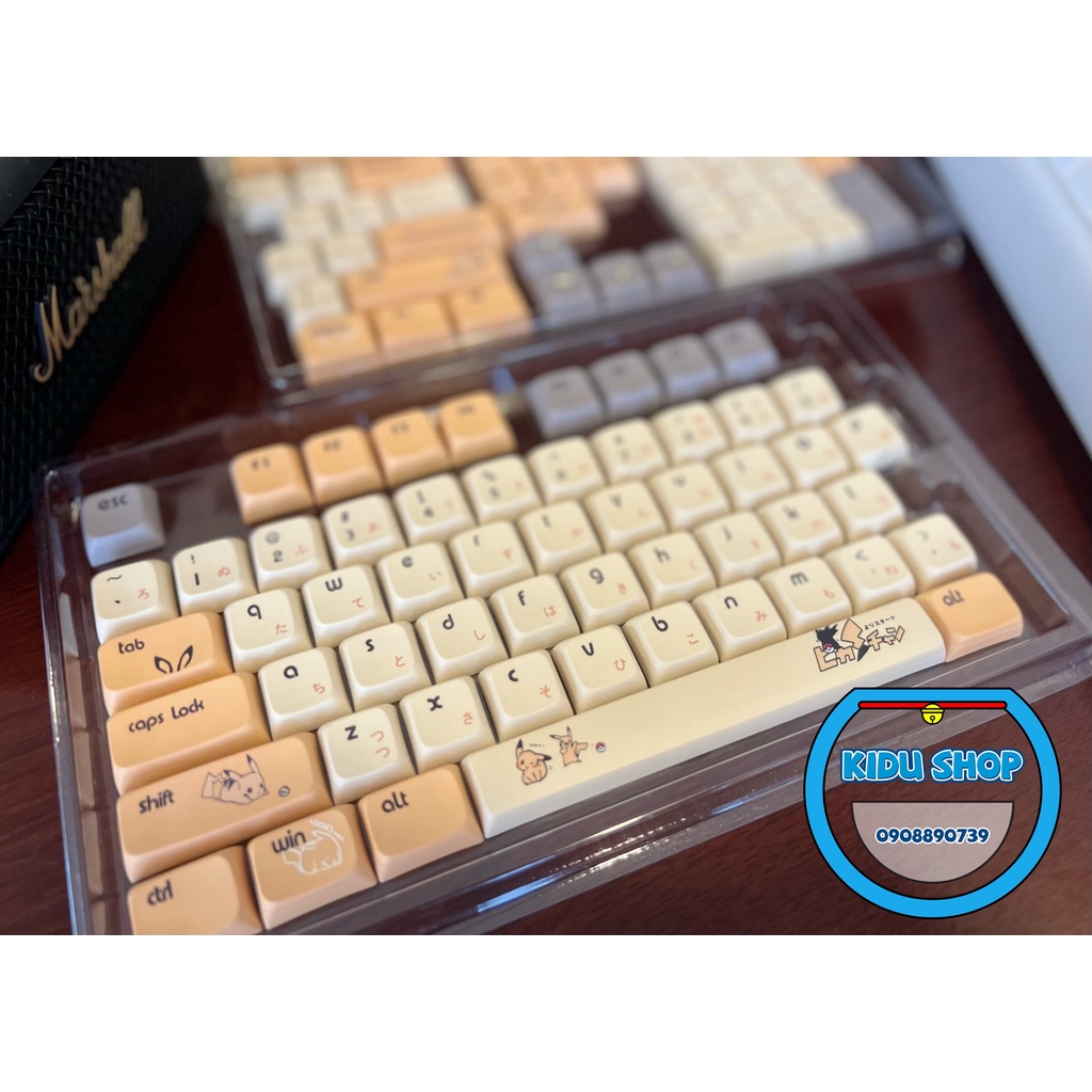 Bộ Keycap Pikachu Pokemon cho bàn phím cơ