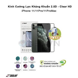 Kính cường lực nano bạc kháng khuẩn 2.5d cho iphone 11/11pro/11promax - hàng chính hãng