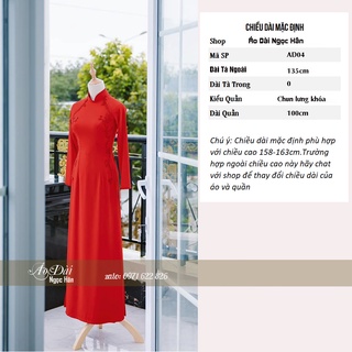 Áo Dài Cô Dâu Cưới Hỏi AD04