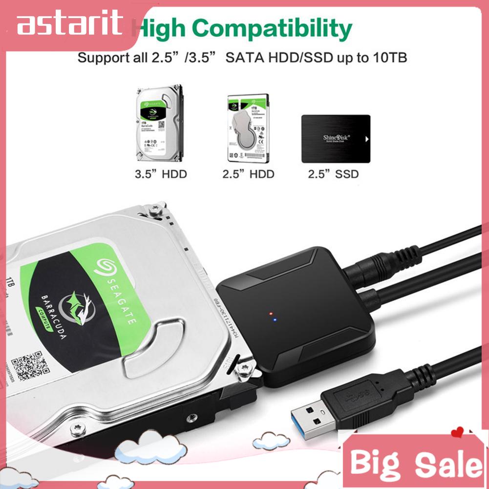 Dây Cáp Chuyển Đổi USB 3.0 / USB 2.0 Sang SATA 2.5Inch 3.5Inch Cho Ổ Cứng SSD | BigBuy360 - bigbuy360.vn