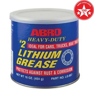 Mỡ bôi trơn công nghiệp Abro Heavy-Duty Lithium Grease (USA)