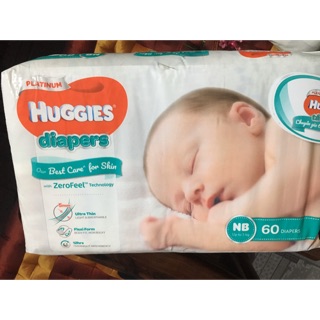 Bỉm/tã dán Huggies platinum newborn 60